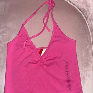 Super Cute Hot Pink Halter Top